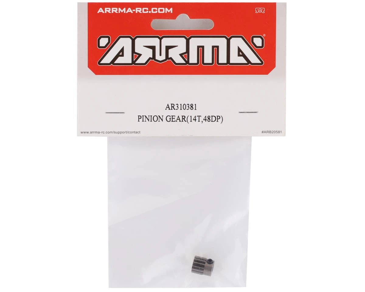Arrma Mega 4x4 48P Pinion Gear (14T) 4 Arrma Mega 4x4 48P Pinion Gear (14T) - Image 2