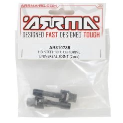 Arrma HD Steel Differential Outdrive (2) -Arrma Sales 2022 ara310738 1