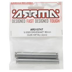 Arrma 80mm Slider Driveshaft (Gun Metal) (2) -Arrma Sales 2022 ara310747 1