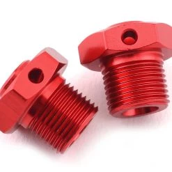 Arrma 17mm Aluminum Wheel Hex (Red) (2)