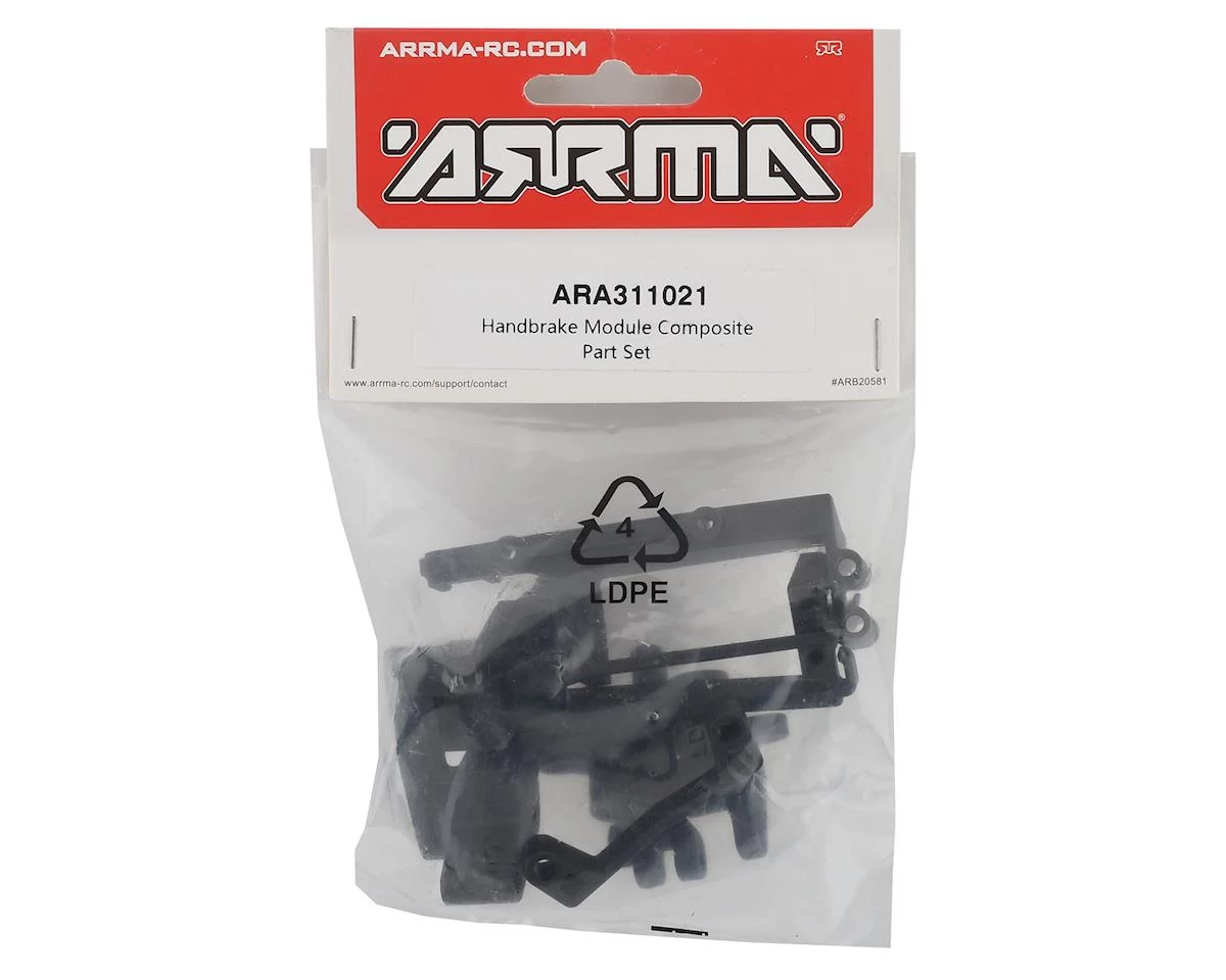 Arrma Infraction V2 6S BLX Handbrake Module Composite Part Set 4 Arrma Infraction V2 6S BLX Handbrake Module Composite Part Set - Image 2