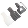 Arrma Mega/BLS/BLX Aluminum Lower Plate (Silver) -Arrma Sales 2022 ara320204