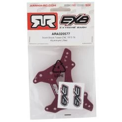 Arrma Kraton EXB Aluminum Front Shock Tower (Red) -Arrma Sales 2022 ara320577 1