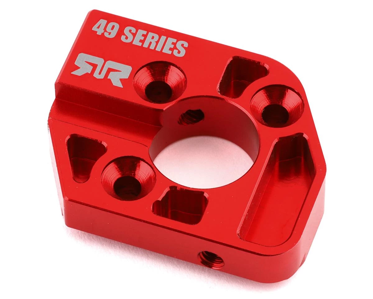 Arrma Aluminum 49 Series Motor Plate (Red) 3 Arrma Aluminum 49 Series Motor Plate (Red)