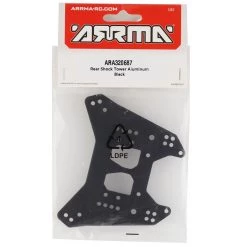 Arrma Fireteam 6S BLX Aluminum Rear Shock Tower (Black) -Arrma Sales 2022 ara320687 1