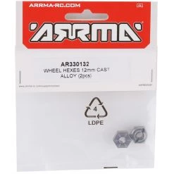 Arrma BLX/BLS 4x4 12mm Aluminum Wheel Hex (2) -Arrma Sales 2022 ara330132 1