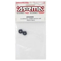 Arrma Aluminum Lower Shock Cap (Black) (2) -Arrma Sales 2022 ara330205 1