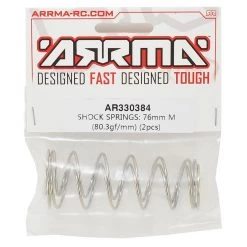 Arrma 76mm Shock Springs (2) (80.3gf/mm) -Arrma Sales 2022 ara330384 1