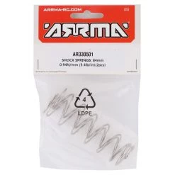 Arrma 84mm 0.94n/mm Shock Springs (2) (5.4lb/in) -Arrma Sales 2022 ara330501 1