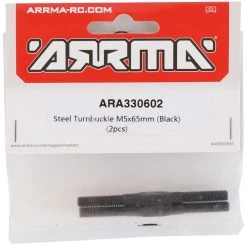 Arrma Mojave 6S BLX 5x65mm Steel Turnbuckle (2) -Arrma Sales 2022 ara330602 1