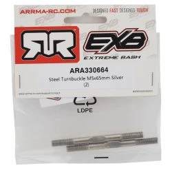 Arrma EXB 5x65mm Steel Turnbuckle (2) -Arrma Sales 2022 ara330664 1