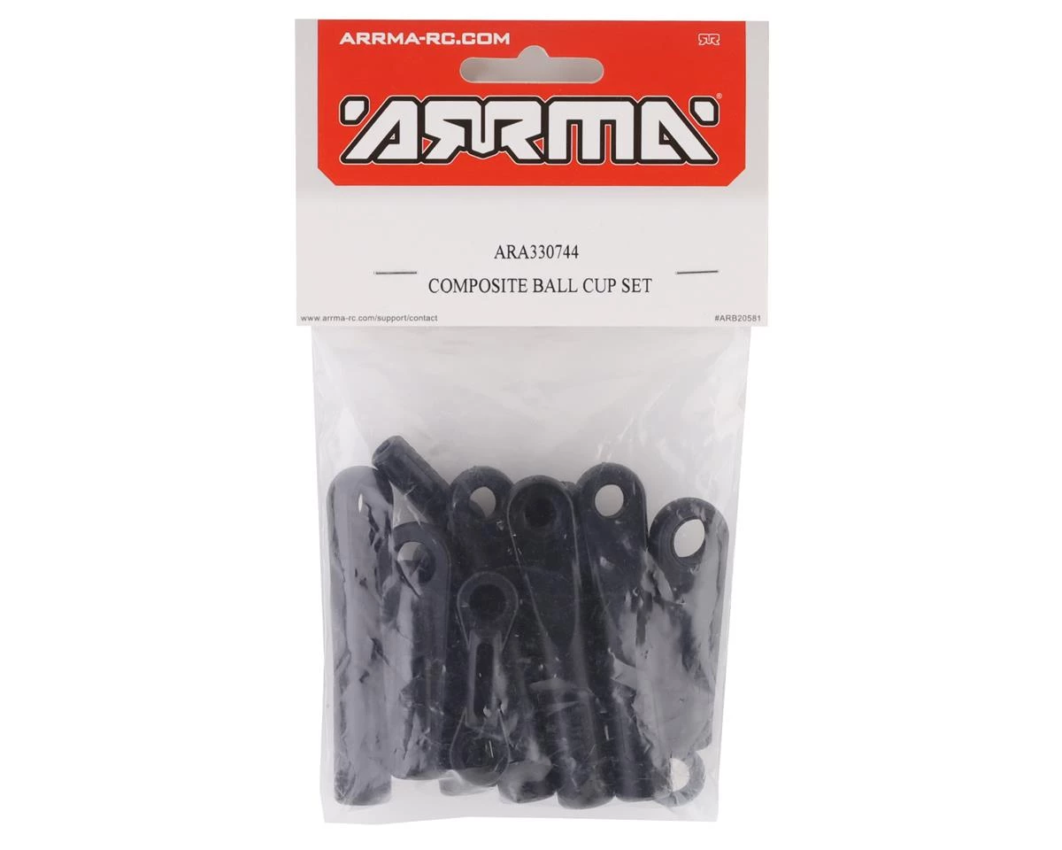 Arrma Kraton/Outcast 8S Composite Ball Cup Set 4 Arrma Kraton/Outcast 8S Composite Ball Cup Set - Image 2