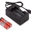 Arrma ADC-L2 Li-Ion Charger w/Two Li-Ion 18650 Batteries -Arrma Sales 2022 ara390238