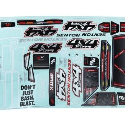 Arrma Senton 4X4 V3 Short Course Truck Body w/Decals & Window Masks (Clear) -Arrma Sales 2022 ara402313 2