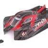 Arrma Typhon 6S BLX Pre-Painted Body (Red) -Arrma Sales 2022 ara406120