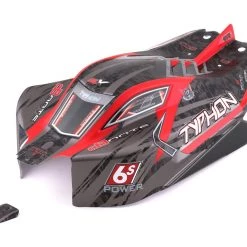Arrma Typhon 6S BLX Pre-Painted Body (Red)
