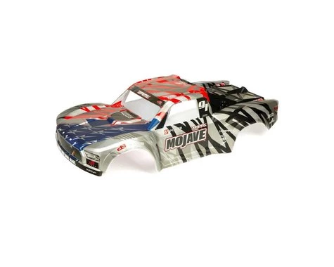 Arrma Mojave 6S BLX Pre-Painted Body (Sliver/Red) 3 Arrma Mojave 6S BLX Pre-Painted Body (Sliver/Red)