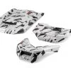 Arrma Fireteam 6S BLX Pre-Painted Exterior Body Panels (White Camo) -Arrma Sales 2022 ara411022