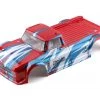 Arrma Infraction 4X4 Mega Pre-Painted Body (Red/Blue) -Arrma Sales 2022 ara414001