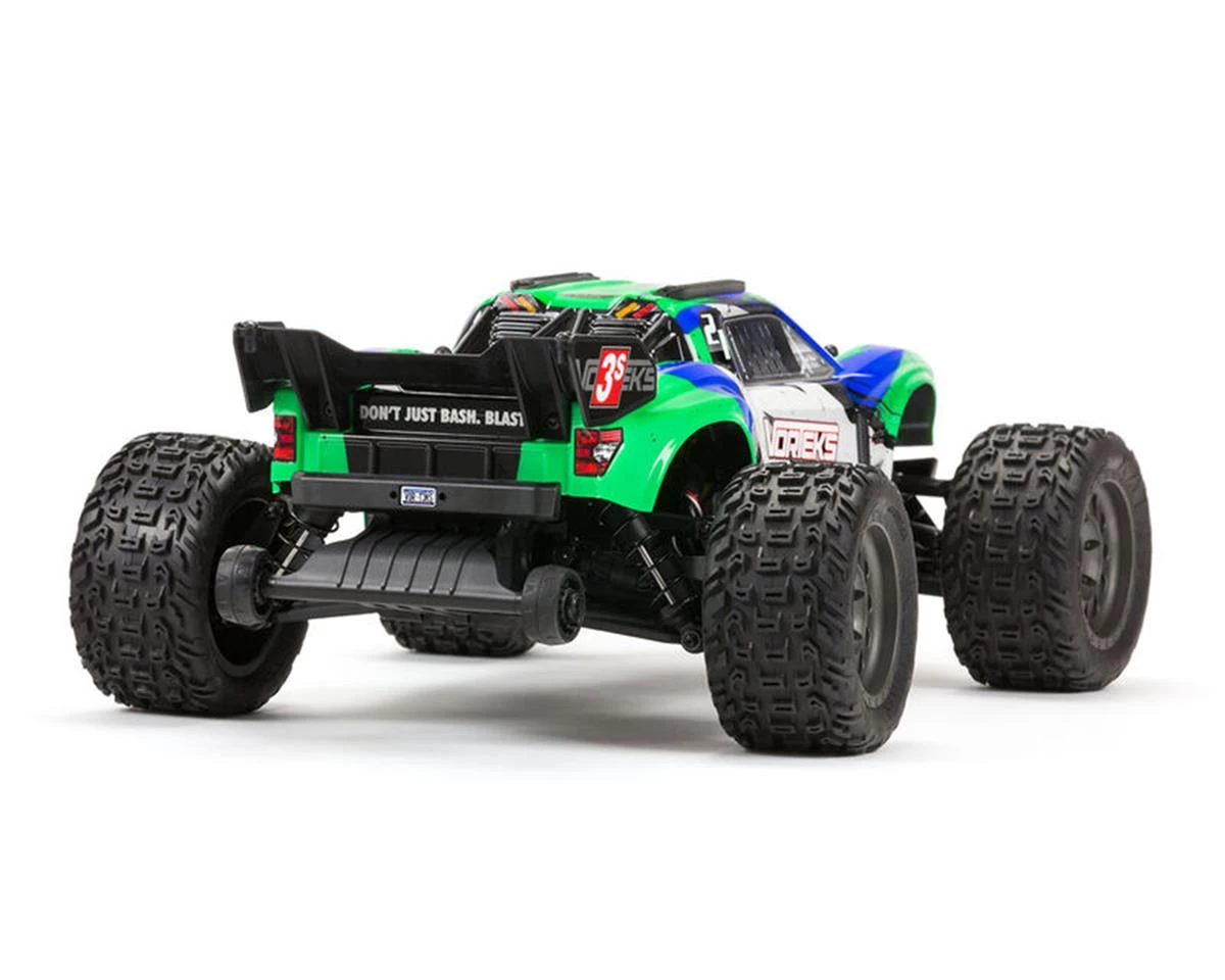 Arrma Vorteks 4X4 3S BLX 1/10 RTR Brushless Stadium Truck (Green) w/2.4GHz Radio 5 Arrma Vorteks 4X4 3S BLX 1/10 RTR Brushless Stadium Truck (Green) w/2.4GHz Radio - Image 3