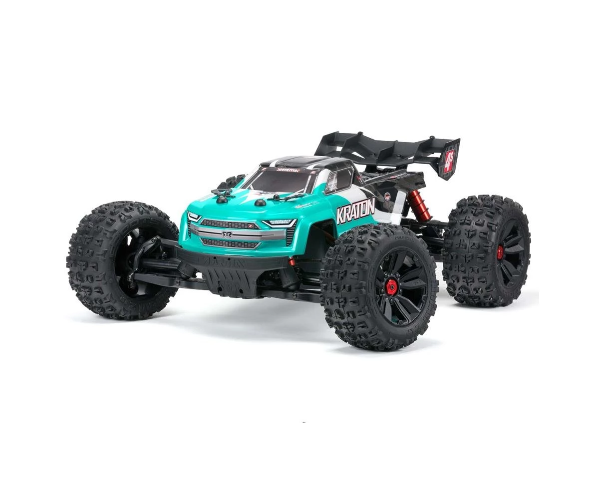 Arrma Kraton 4S V2 BLX RTR 1/10 4WD Brushless Monster Truck (Teal) w/SLT3 2.4GHz Radio & Smart ESC 3 Arrma Kraton 4S V2 BLX RTR 1/10 4WD Brushless Monster Truck (Teal) w/SLT3 2.4GHz Radio & Smart ESC