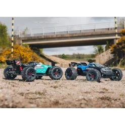 Arrma Kraton 4S V2 BLX RTR 1/10 4WD Brushless Monster Truck (Teal) w/SLT3 2.4GHz Radio & Smart ESC 32 Arrma Kraton 4S V2 BLX RTR 1/10 4WD Brushless Monster Truck (Teal) w/SLT3 2.4GHz Radio & Smart ESC -Arrma Sales 2022 ara4408v2t1 10