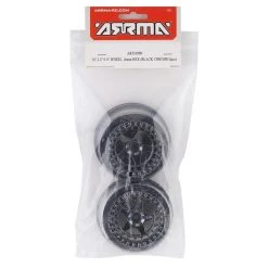 Arrma Short Course 2.2/3.0 Wheels w/14mm Hex (Black Chrome) (2) -Arrma Sales 2022 ara510098 2