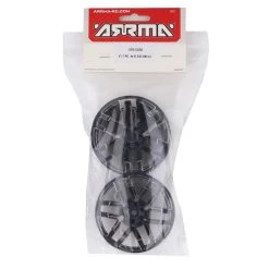 Arrma 2.8" Monster Truck Wheels w/14mm Hex (Black Chrome) (2) -Arrma Sales 2022 ara510099 2