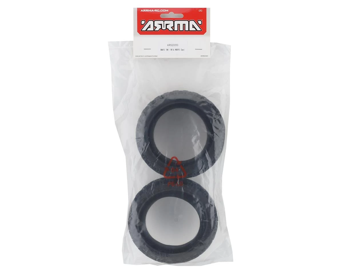 Arrma 2HO Tire & Inserts (2) 4 Arrma 2HO Tire & Inserts (2) - Image 2