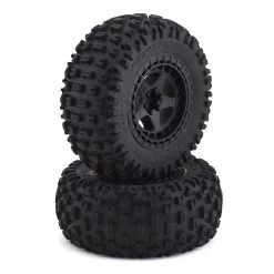 Arrma dBooots Fortress SC Tire Set Glued Black (2)
