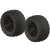 Arrma dBoots "Fortress MT" Monster Truck Pre-Mounted Tire Set (Black) (2) w/14mm Hex -Arrma Sales 2022 ara550044
