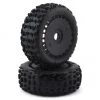 Arrma Pre-Mounted dBoots Katar B 6S Tire/Wheel Set (Black) (2) -Arrma Sales 2022 ara550058