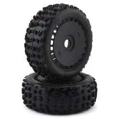Arrma Pre-Mounted dBoots Katar B 6S Tire/Wheel Set (Black) (2)