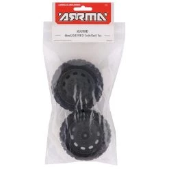 Arrma DBoots Katar 35/085 2.4 Pre-Mounted Tires (2) (Grey) w/14mm Hex -Arrma Sales 2022 ara550083 2