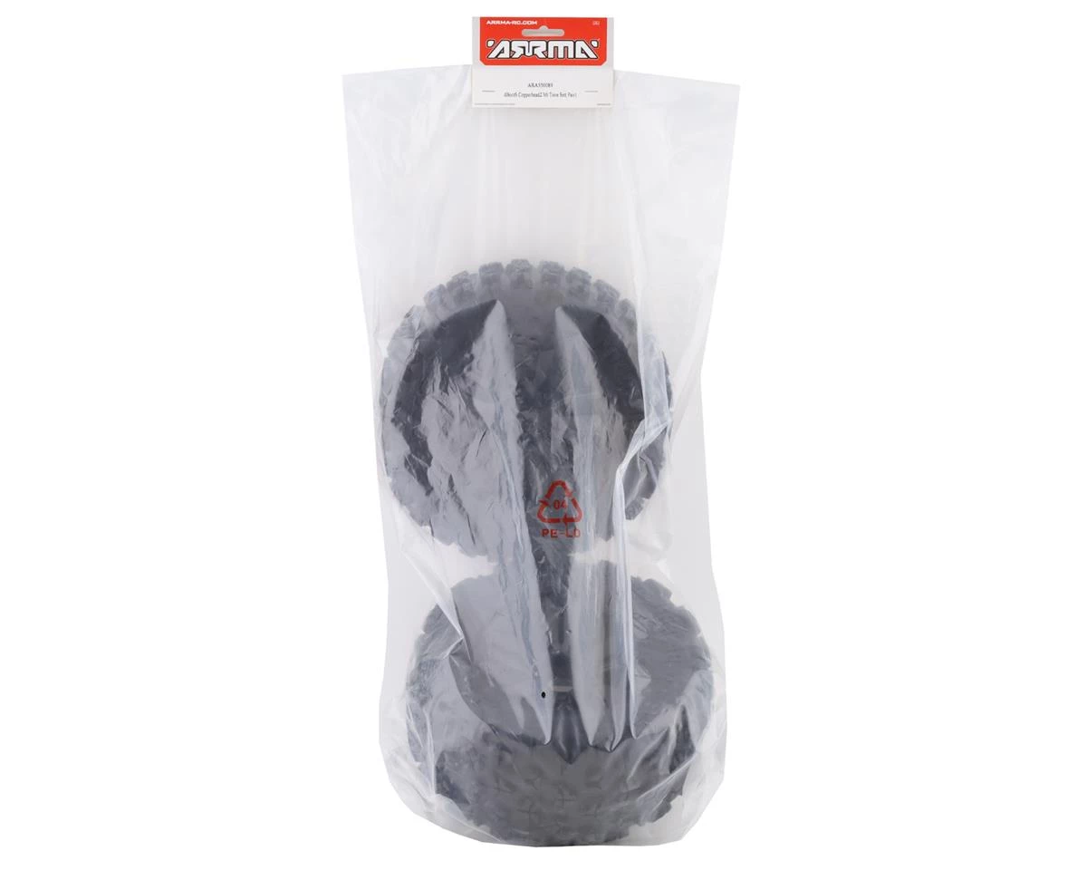 Arrma dBoots "Copperhead2 Mt" Pre-Mounted Tire (Black) (2) w/24mm Hex 5 Arrma dBoots "Copperhead2 Mt" Pre-Mounted Tire (Black) (2) w/24mm Hex - Image 3