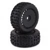 Arrma DBoots Katar T Belted Pre-mounted Tires w/17mm Hex (Black) (2)