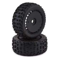 Arrma DBoots Katar T Belted Pre-mounted Tires w/17mm Hex (Black) (2)