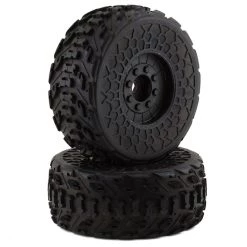 Arrma Fireteam 6S BLX Pre-Mounted dBoots Tires (Black) (2) w/17mm Hex