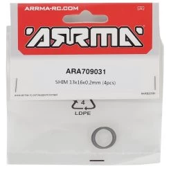 Arrma 13x16x0.2mm Washer (4) -Arrma Sales 2022 ara709031 1