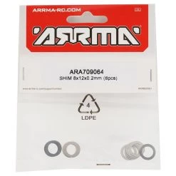 Arrma 8x12x0.2mm Shim (8) -Arrma Sales 2022 ara709064 1