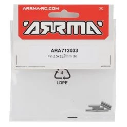 Arrma 2.5x11.5mm Pin (6) -Arrma Sales 2022 ara713033 1