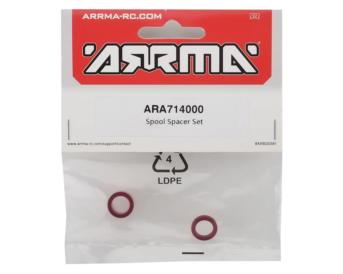 Arrma Limitless Spool Spacer Set 4 Arrma Limitless Spool Spacer Set - Image 2