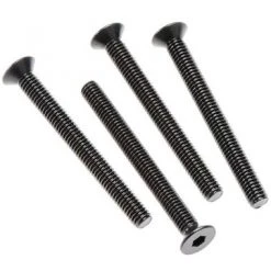 Arrma 4x40mm 4x4 Flat Head Hex Machine Screw Set (4)