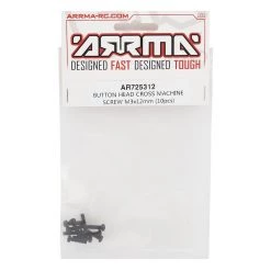 Arrma 3x12mm Button Head Cross Machine Screw Set 5 Arrma 3x12mm Button Head Cross Machine Screw Set -Arrma Sales 2022 ara725312 1