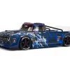 Arrma Infraction V2 6S BLX Brushless 1/7 RTR Electric 4WD Street Bash Truck (Blue) w/DX3 2.4GHz Radio, Smart ESC & AVC -Arrma Sales 2022 ara7615v2t1